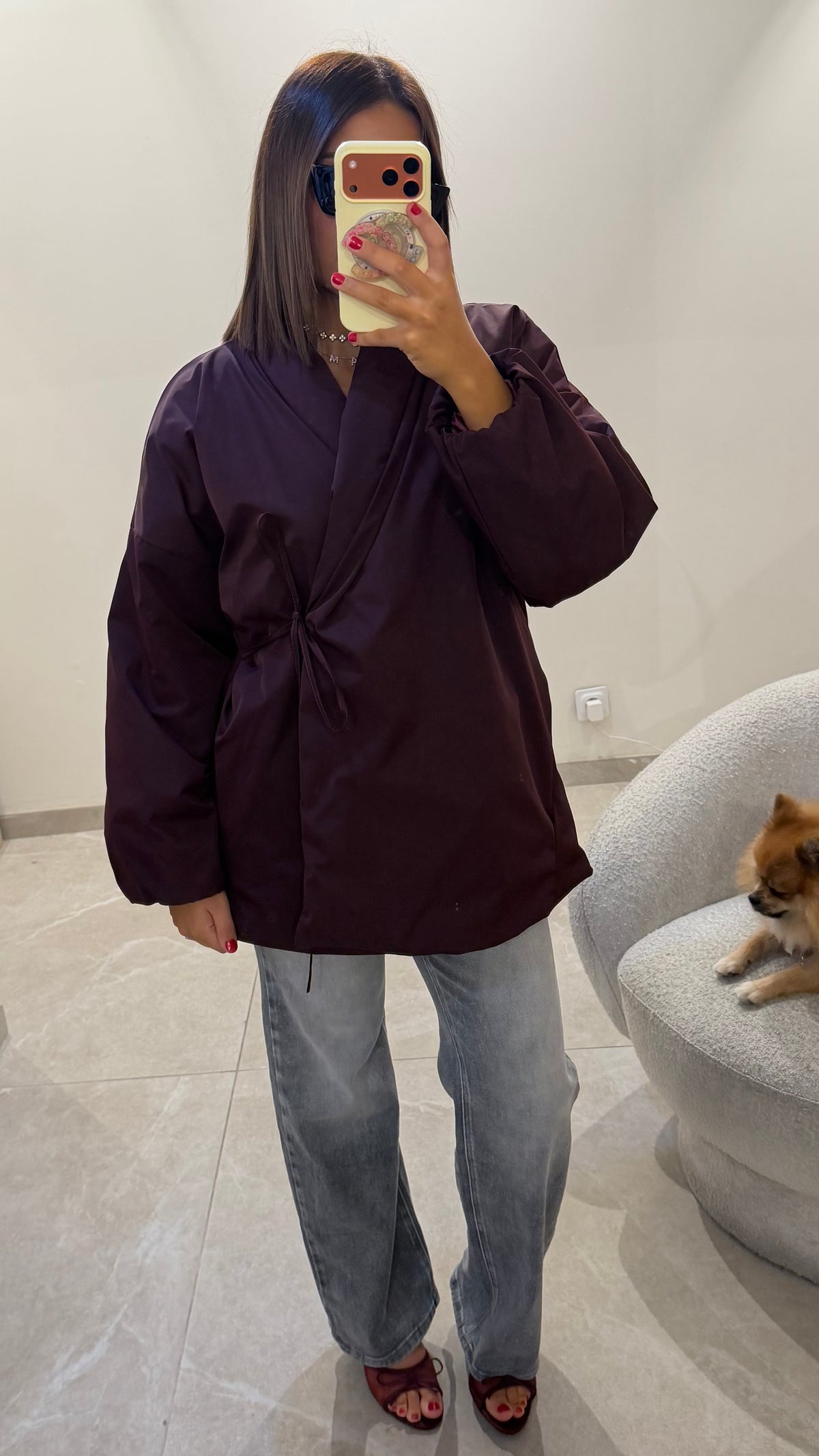 VESTE BORDEAU