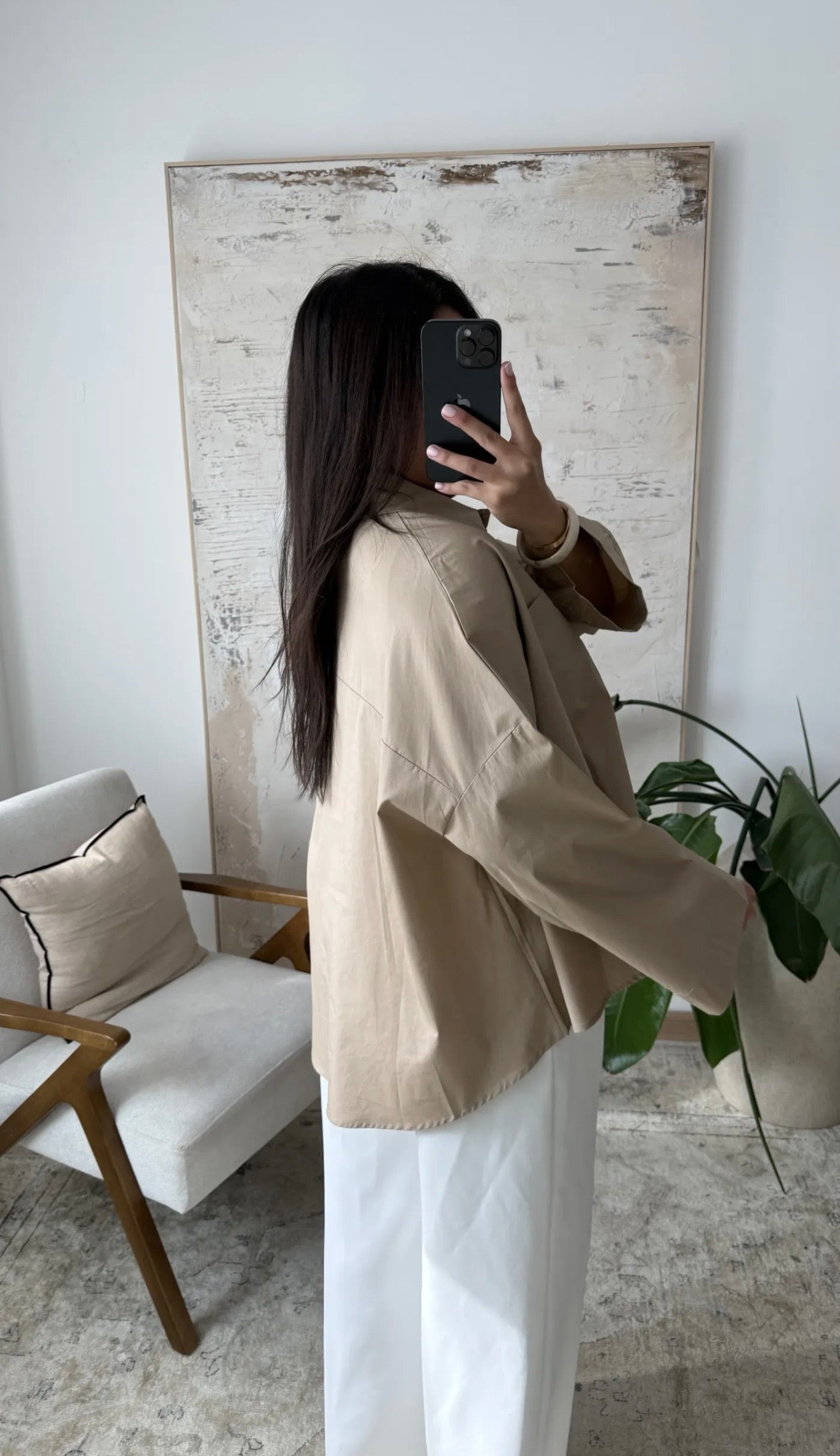 CHEMISE TAUPE