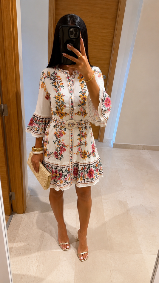 ROBE FLEURI